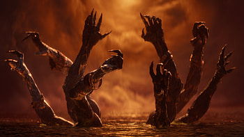 Saros — Drowned Reach ( Video Game ), Zombie, Hand, Horror HD wallpaper
