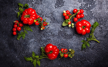 Vibrant red, Fresh produce, Culinary ingredient, Nutritious food HD wallpaper