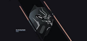 Black Panther, Tchalla, Marvel Comics, superhero, minimal, art HD wallpaper