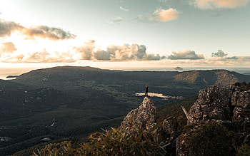 Nature, Mountains, Rock, Loneliness, Lonely, Alone HD wallpaper