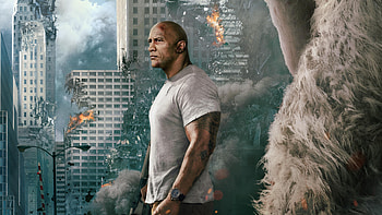 Rampage Dwayne Johnson Movie, rampage, dwayne-johnson, 2018-movies, movies, poster HD wallpaper