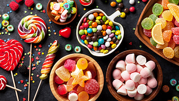 Candy, graphy, food, sweets HD wallpaper