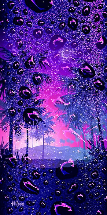 Neon Tropical, pink, world HD phone wallpaper