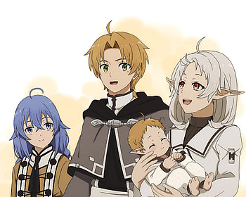 Roxy Migurdia, Rudeus Greyrat, and Sylphiette, Anime, Mushoku Tensei: Jobless Reincarnation, Sylphiette (Mushoku Tensei: Jobless Reincarnation), Roxy Migurdia, Rudeus Greyrat HD wallpaper