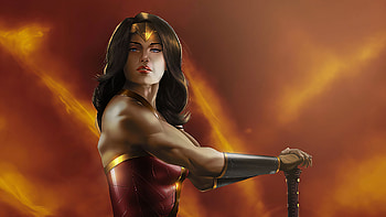 Wonder Woman Girl 2020, wonder-woman, superheroes, artwork, artist, artstation HD wallpaper
