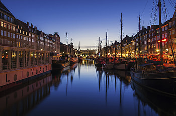 Nyhavn road, Copenhagen, Thousand wonders, Dreamy scene HD wallpaper