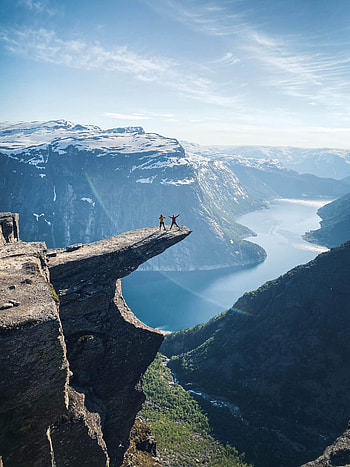 Trolltunga travel guide, Transportation options, Plane, car, bus, and train, Adventurous journey HD phone wallpaper