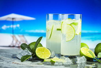 Lemonade, drink, lemon, holiday, summer HD wallpaper