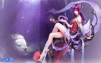 Fantasy girl, blue, pink, fantasy, game, girl, luminos HD wallpaper