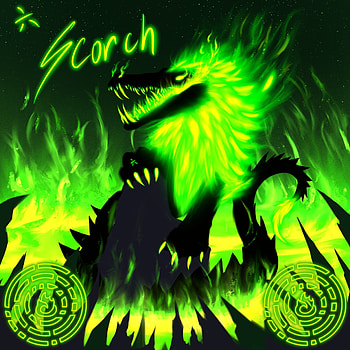 Primordial of scorch, Ammit, Eater of hearts, Arcane Odyssey HD phone wallpaper