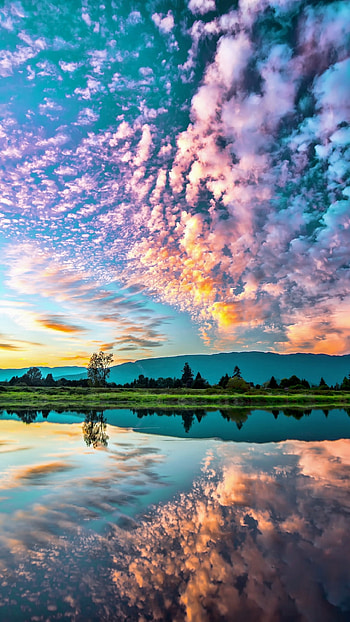 nature, reflection HD phone wallpaper