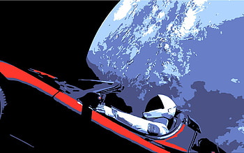 Elon Musk, Tesla in space , , Space exploration HD wallpaper