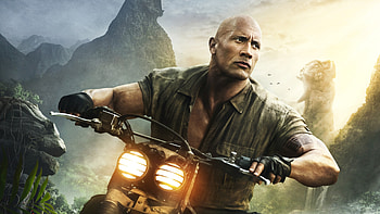 Jumanji films, Dwayne Johnson, movies HD wallpaper