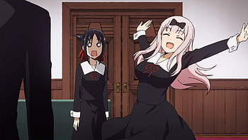Kaguya sama love is war, chika 2 nefarious reviews, anime HD wallpaper