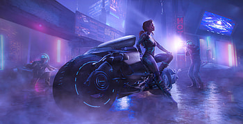 Scifi Women Got Busted, scifi, cyberpunk, artist, artwork, digital-art HD wallpaper