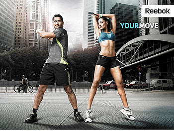 Dhoni and Bibasha..., reebok, bibasha, dhoni HD wallpaper