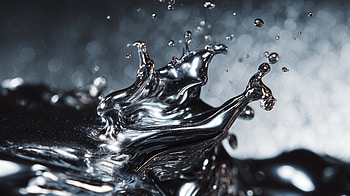 Liquid Chrome Symphony — Abstract HD wallpaper