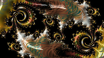 Trippy Psychedelic Fractal, colorful, colors, artistic, Abstract, fractal HD wallpaper
