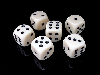 Dice, Game, Dots, Number HD wallpaper