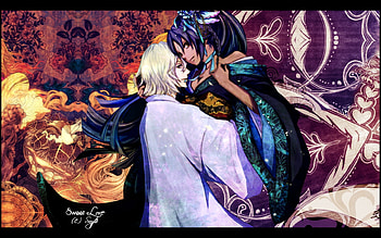 Sweet Love, sweet, shinigami, bleach, kimono, anime, love, yoruichi, urahara HD wallpaper