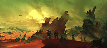 WH40k: First Founding, Baal Environment, video game, Warhammer 40k HD wallpaper