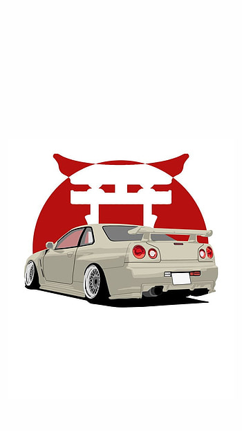 Skyline R34, jdm, car, nissan HD phone wallpaper