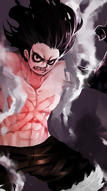 Luffy, Black Theme, Luffy Angry Face HD phone wallpaper