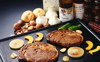 Food, Vegetables, Meat, Fried, Pan, Baking Tray HD wallpaper