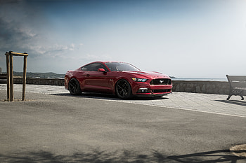 Red Mustang , ford-mustang, mustang, cars HD wallpaper
