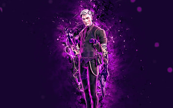 Off Shadow Midas, , violet neon lights, Fortnite Battle Royale, Fortnite characters, Off Shadow Midas Skin, Fortnite, Off Shadow Midas Fortnite HD wallpaper