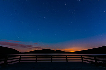 Blue Water Lake Star Valley , lake, nature, silhouette HD wallpaper