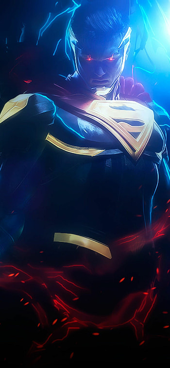Injustice, Superman artwork, , Character showcase HD phone wallpaper
