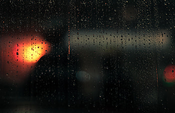 Rain, Drops, Macro, Glare, Glass HD wallpaper