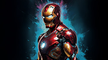 Iron Man Crimefighting, iron-man, superheroes, artwork, digital-art, deviantart HD wallpaper