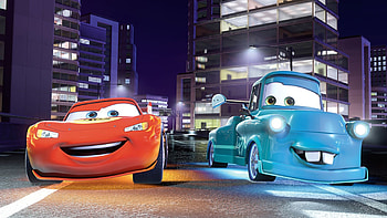 Mater and Lightning, Cars HD wallpaper