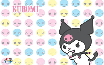 Kuromi, Skulls, Hello Kitty, Kawaii, Lolita, Gothic, Cute HD wallpaper