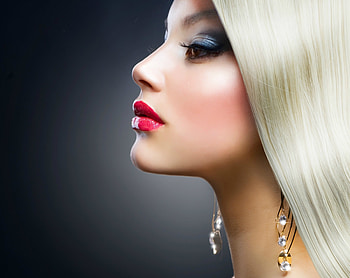 ❤, Fashion, Blonde, Portrait, Jewellery HD wallpaper