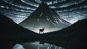 Perseverance, reindeer, artist, artwork, digital-art HD wallpaper