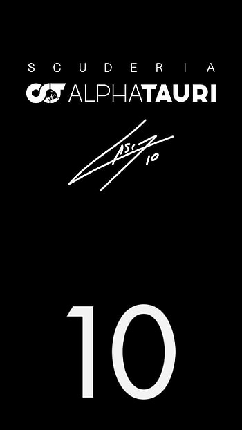 Pierre Gasly, formula1, pierregasly, racing, scuderia, signature, black, redbull, 1, white, alphatauri, formula, france, 10 HD phone wallpaper