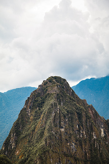 Landscape, Nature, Mountains, Clouds, Rock, Vertex, Top HD phone wallpaper