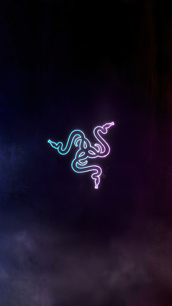 Razer logo, Neon lights, Ultra glow, Techno brilliance HD phone wallpaper