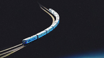 Express Train, artist, artwork, digital-art HD wallpaper