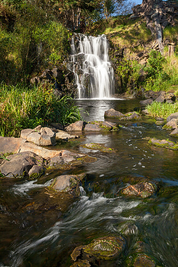 Nature, Stones, Rocks, Waterfall, Flow, Stream HD phone wallpaper
