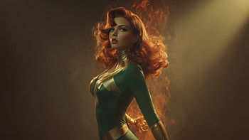 Iconic Poison Ivy, poison-ivy, superheroes, artwork, digital-art, art, ai HD wallpaper