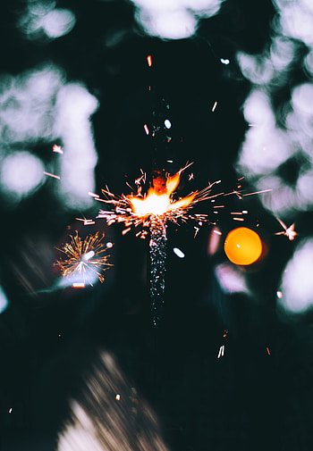 Macro, Glare, Shine, Sparks, Blur, Smooth, Brilliance, Bokeh, Boquet, Sparkler HD phone wallpaper