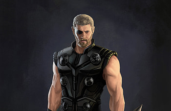 Thor Avengers Infinity War Artwork, thor, avengers-infinity-war, 2018-movies, movies, artwork, artist, superheroes HD wallpaper