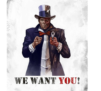 WE WANT YOU Poster with Two-Face, we, you, two-face, poster, want HD wallpaper