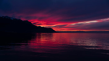 Dark, Sunsets HD wallpaper