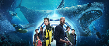 Rainn Wilson, Movie, The Meg, Cliff Curtis, Jason Statham, Li Bingbing, Megalodon, Shark HD wallpaper