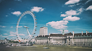 London Eye, Striking eyes, Urban , City view HD wallpaper